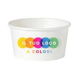 Coppette Gelato Carta Personalizzate a Colori
