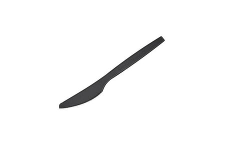 Coltello bio CPLA nero biodegradabile