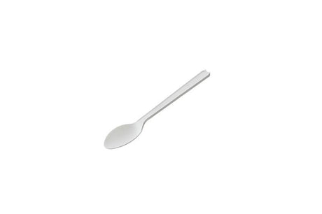 Cucchiaio bianco CPLA in fibra di mais biodegradabile
