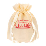 Sacco Portapanettone con Nastro in Doppio Raso Personallizzabile