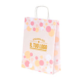Shopper Carta Bolle Rosa Personalizzabili