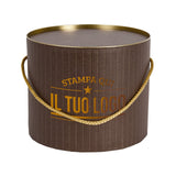 Boîte à panettone design rétro personnalisable