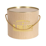 Boîte à panettone design rétro personnalisable