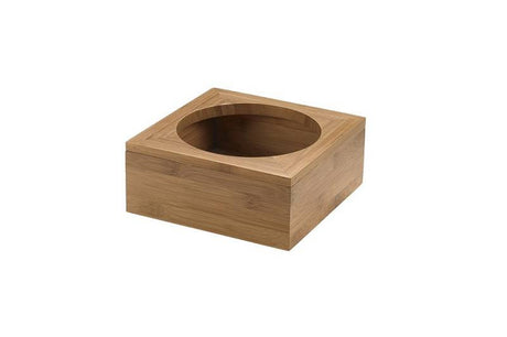 Supporto bamboo per ciotole
