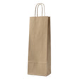 Shopper per Bottiglie Carta Kraft Manico Ritorto