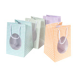 Shopper per Uovo di Pasqua Quadretti Mix con finestra