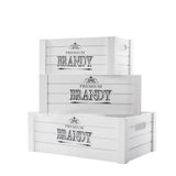 Set Cassette Legno per Cesti Regalo