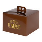 Boîte à panettone basse 1KG personnalisable