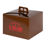 Boîte à panettone basse 1KG personnalisable