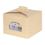 Boîte à panettone basse 1KG personnalisable