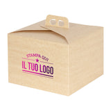 Boîte à panettone basse 1KG personnalisable