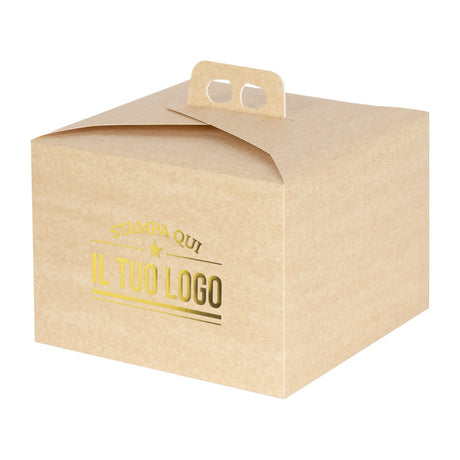 Portapanettone Basso 1KG Personalizzabile