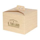 Boîte à panettone basse 1KG personnalisable
