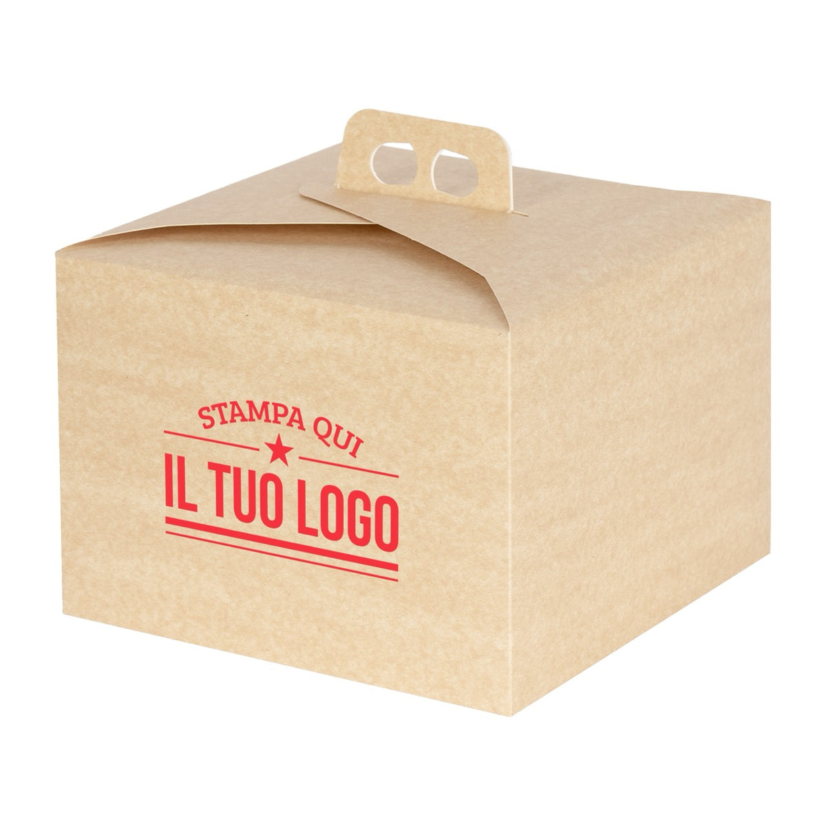 Boîte à panettone basse 1KG personnalisable