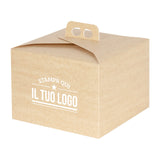 Boîte à panettone basse 1KG personnalisable