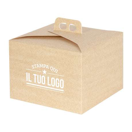 Portapanettone Basso 1KG Personalizzabile