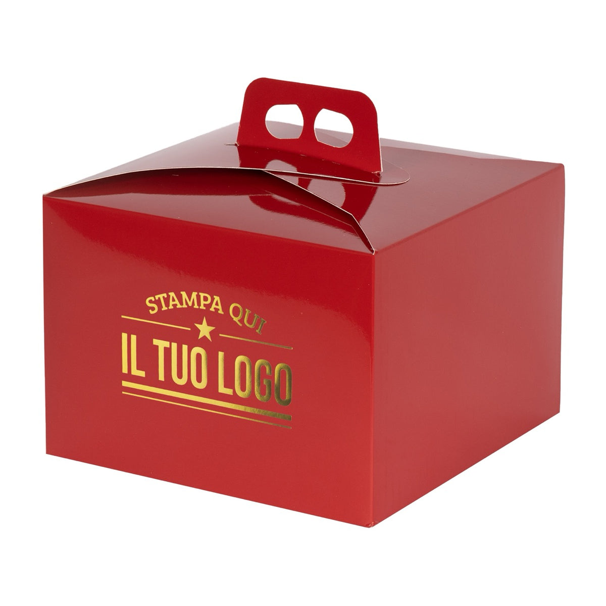 Boîte à panettone basse 1KG personnalisable