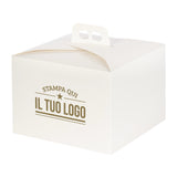 Boîte à panettone basse 1KG personnalisable