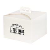 Boîte à panettone basse 1KG personnalisable