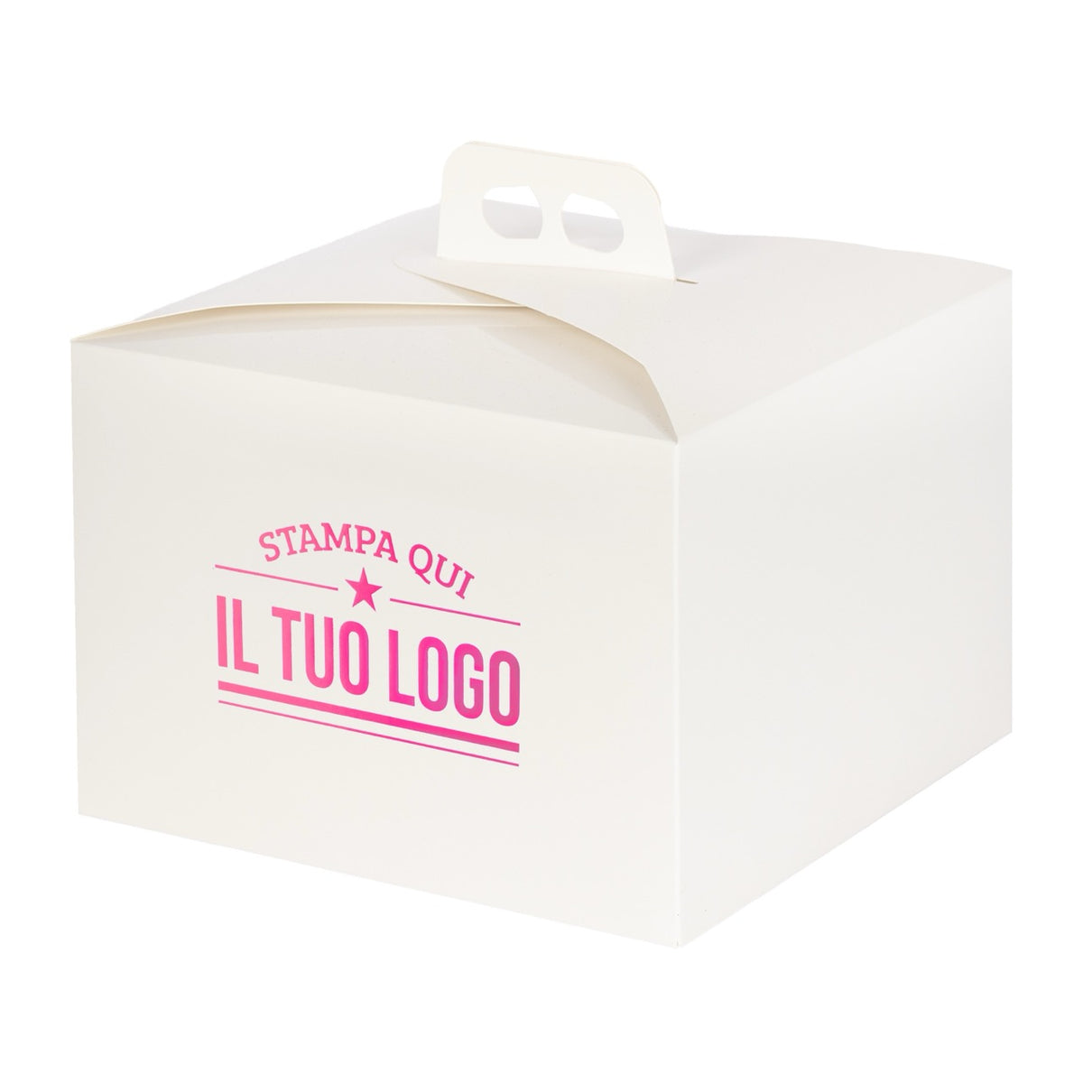 Boîte à panettone basse 1KG personnalisable