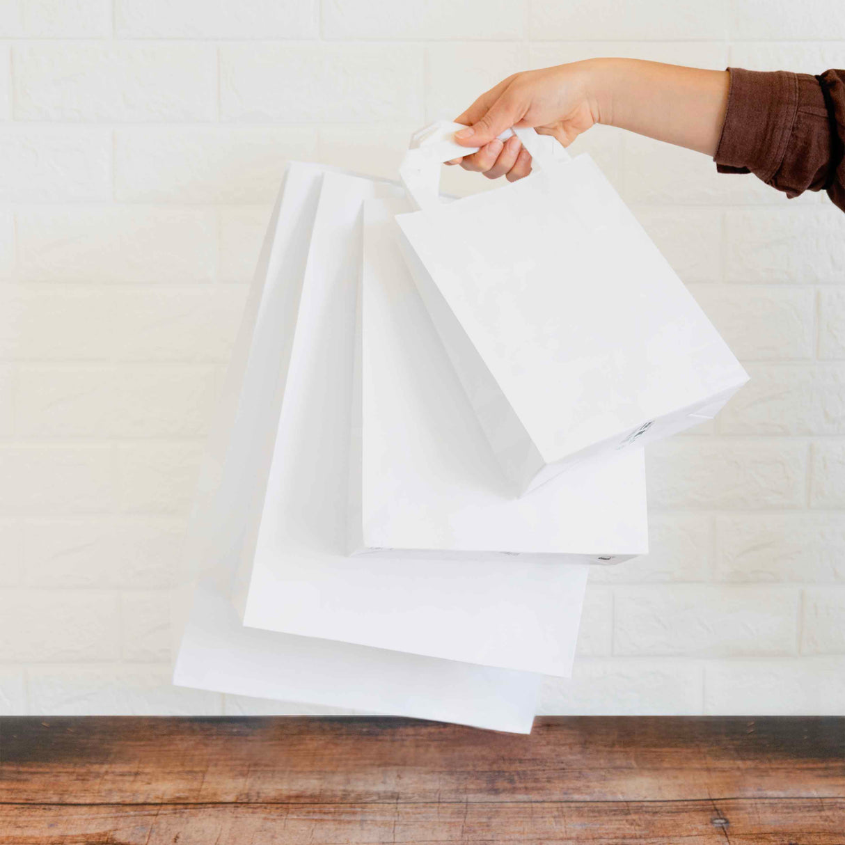 Shopper Carta Kraft piattina