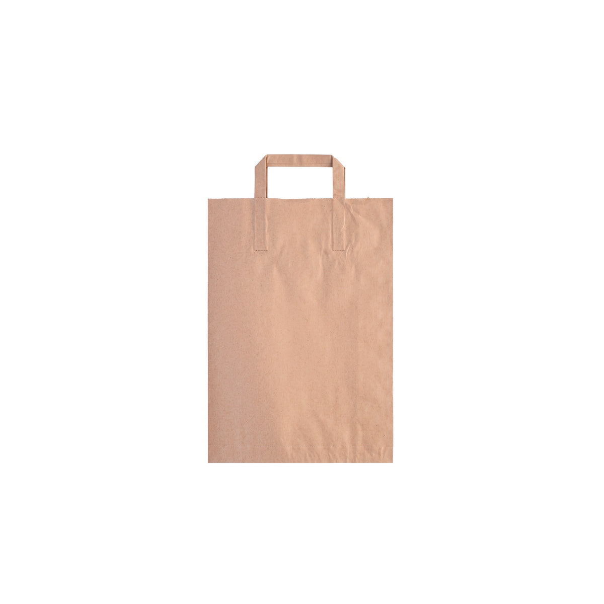 Sac shopping plat en papier naturel