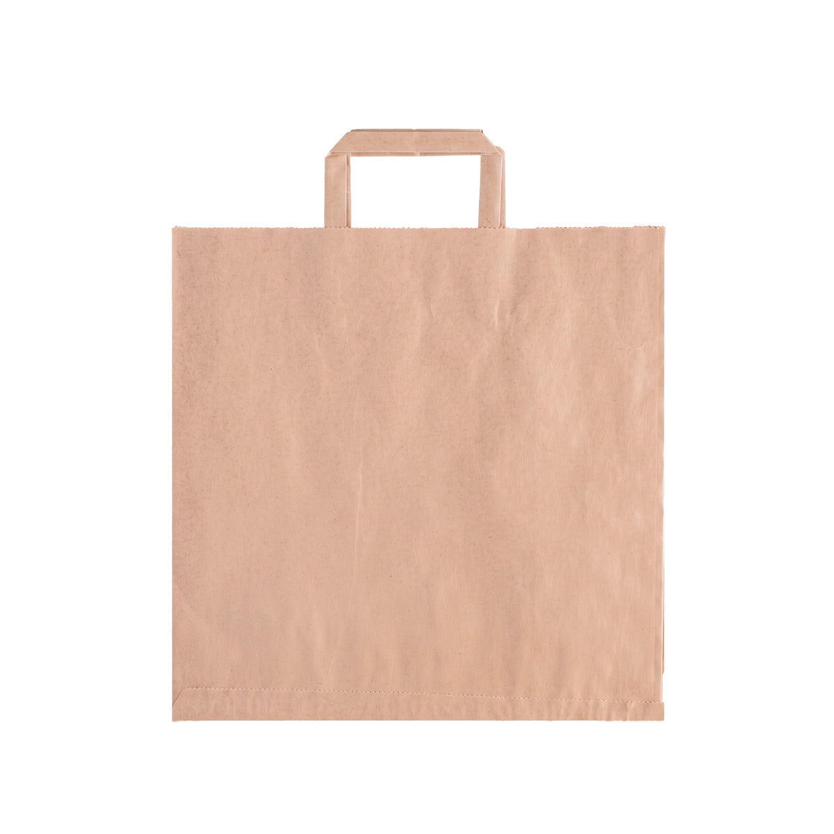 Sac shopping plat en papier naturel