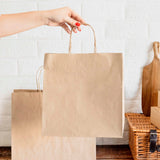 Shopper Take Away Manico Cordino Avana