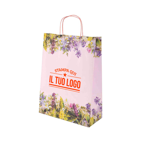 Shopper Carta Provenza colorate Personalizzabili