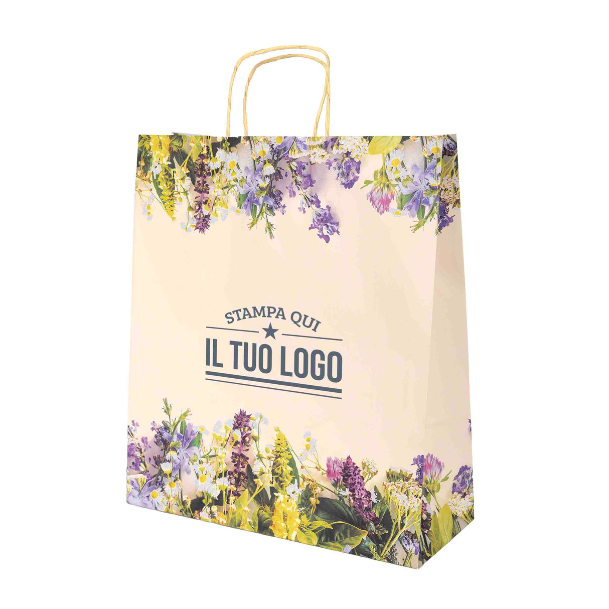 Shopper Carta Provenza colorate Personalizzabili
