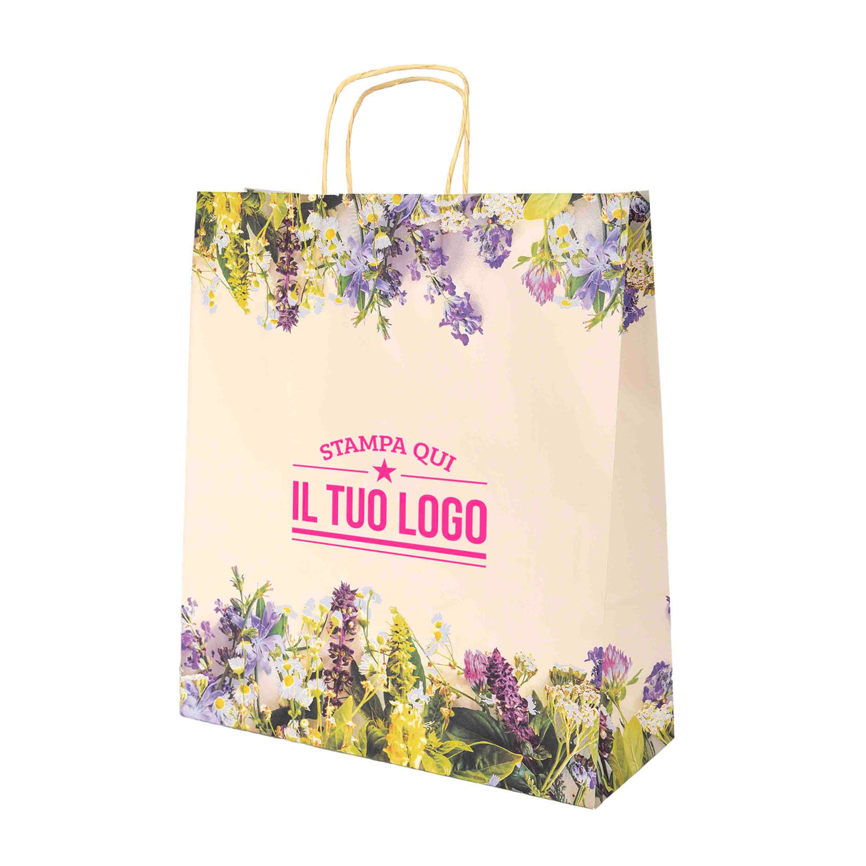 Shopper Carta Provenza colorate Personalizzabili