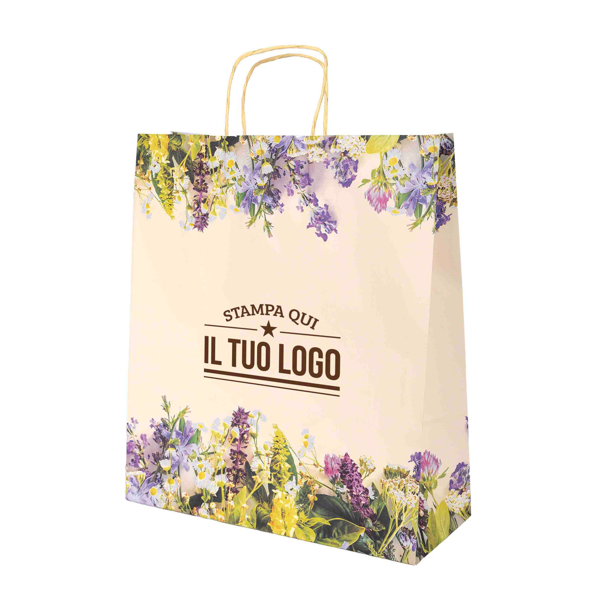 Shopper Carta Provenza colorate Personalizzabili