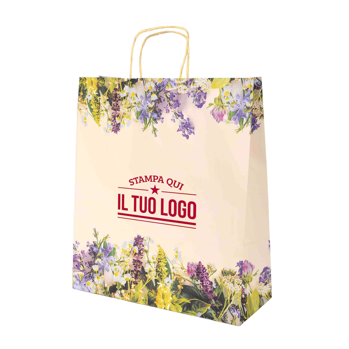 Shopper Carta Provenza colorate Personalizzabili