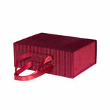 Bauletto in Velluto Ripiegabile con Manici Raso
