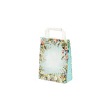 Shopper Carta Fantasia Floreale Maniglia Piattina