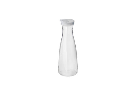 Caraffa in metacrilato con tappo bianco