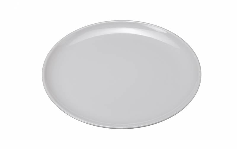 Vassoio rotondo maxi in melamina bianca