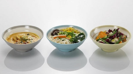 Ciotola Ramen in melamina colorata interno bianco