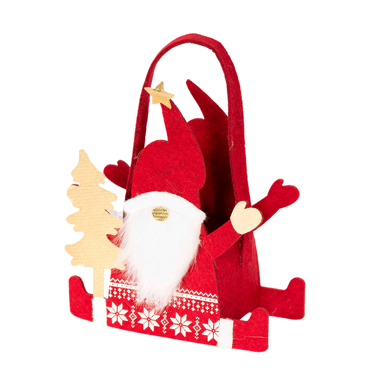 CESTINO PANNO ROSSO CON BABBO