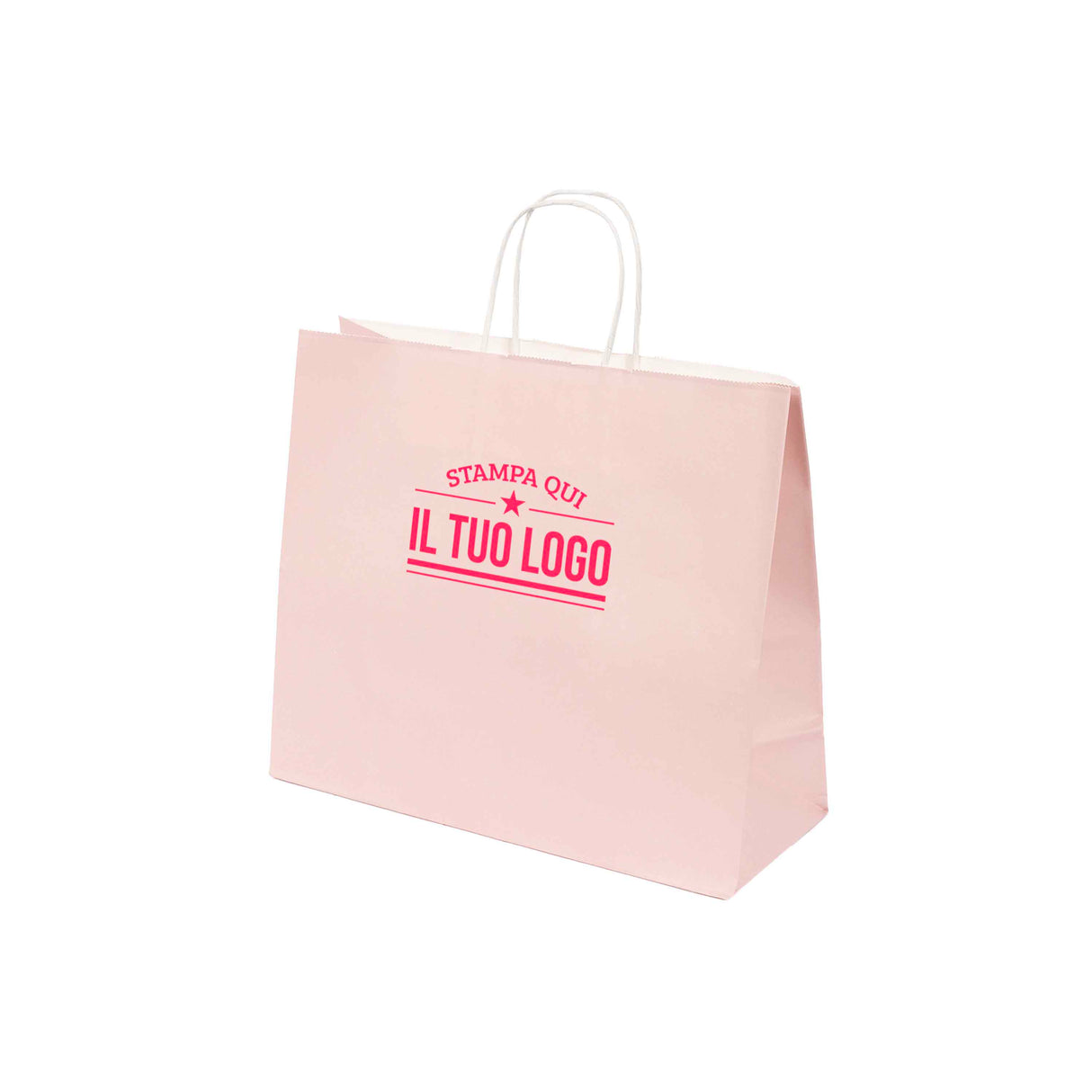 Shopper Natural Pastello Orizzontale con cordino