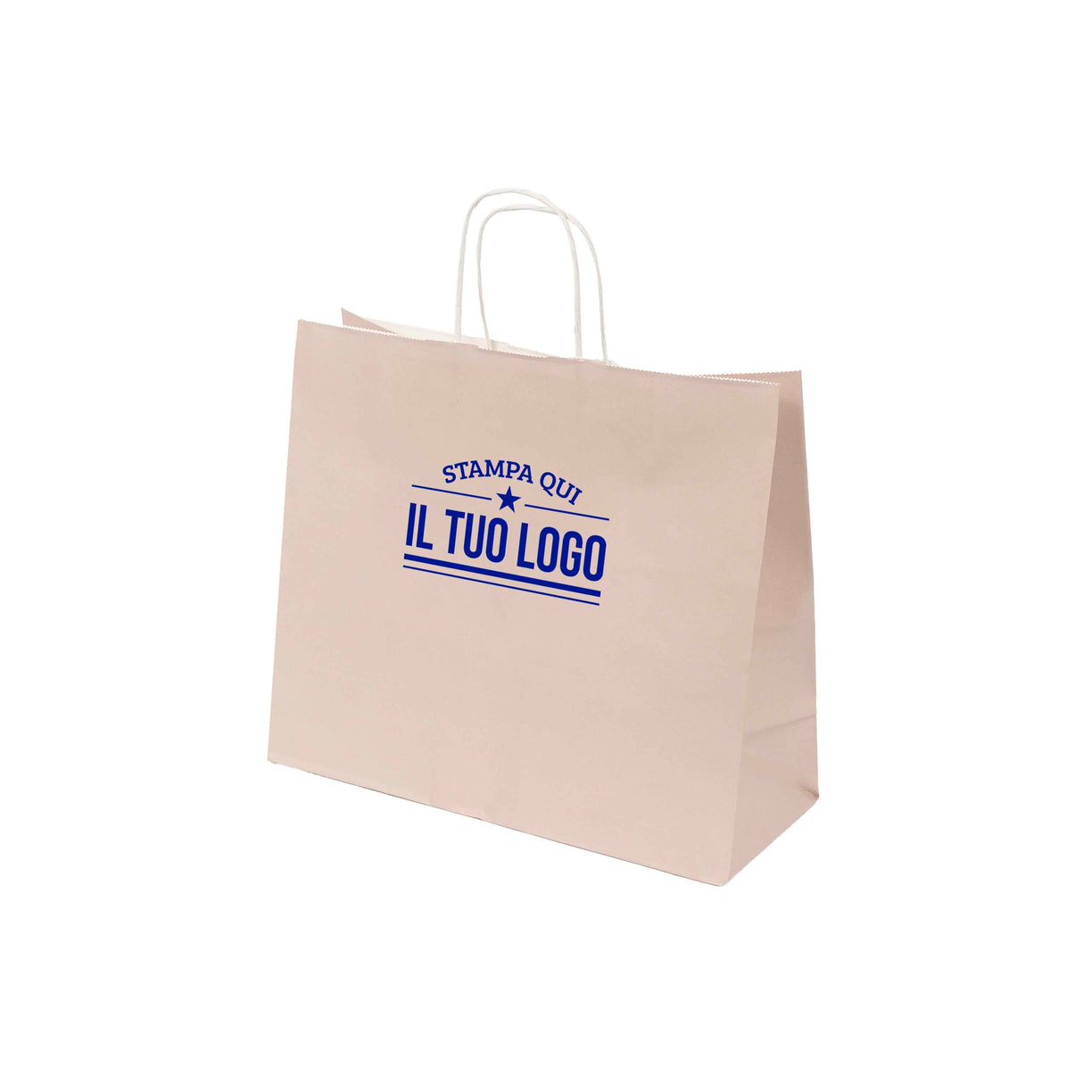 Shopper Natural Pastello Orizzontale con cordino