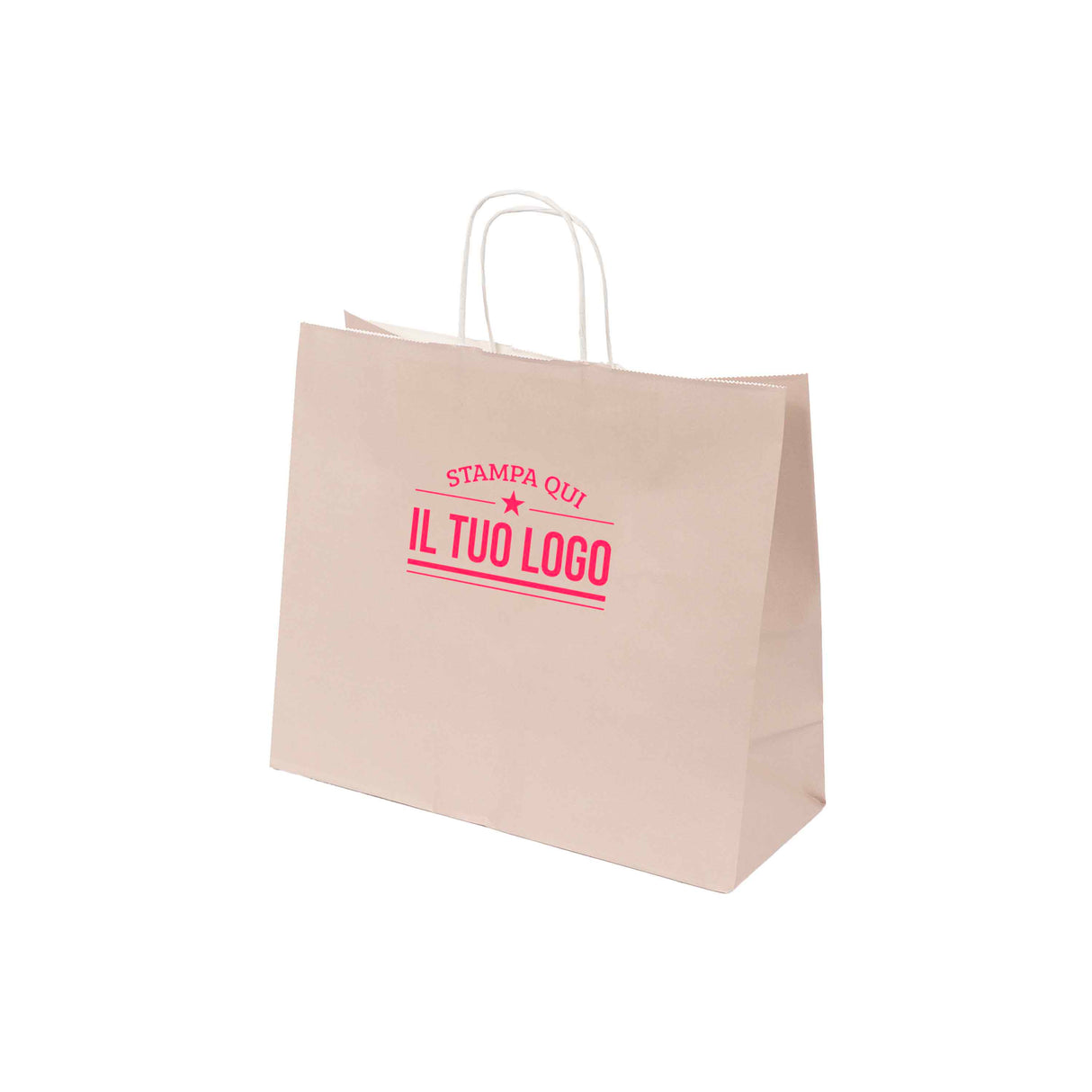 Shopper Natural Pastello Orizzontale con cordino