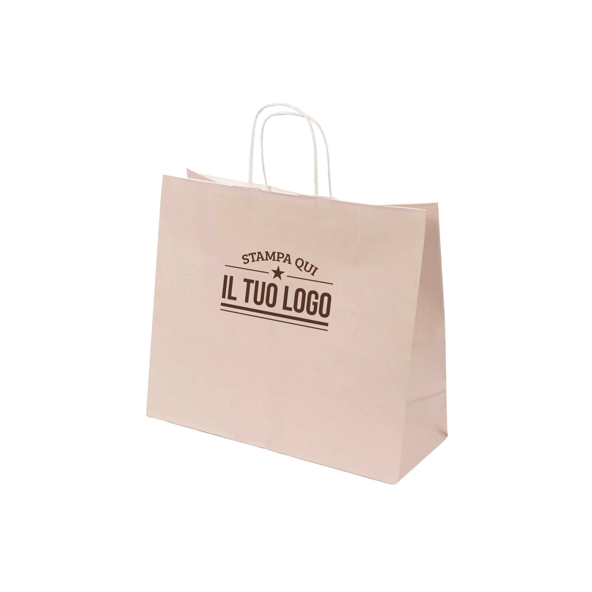Shopper Natural Pastello Orizzontale con cordino