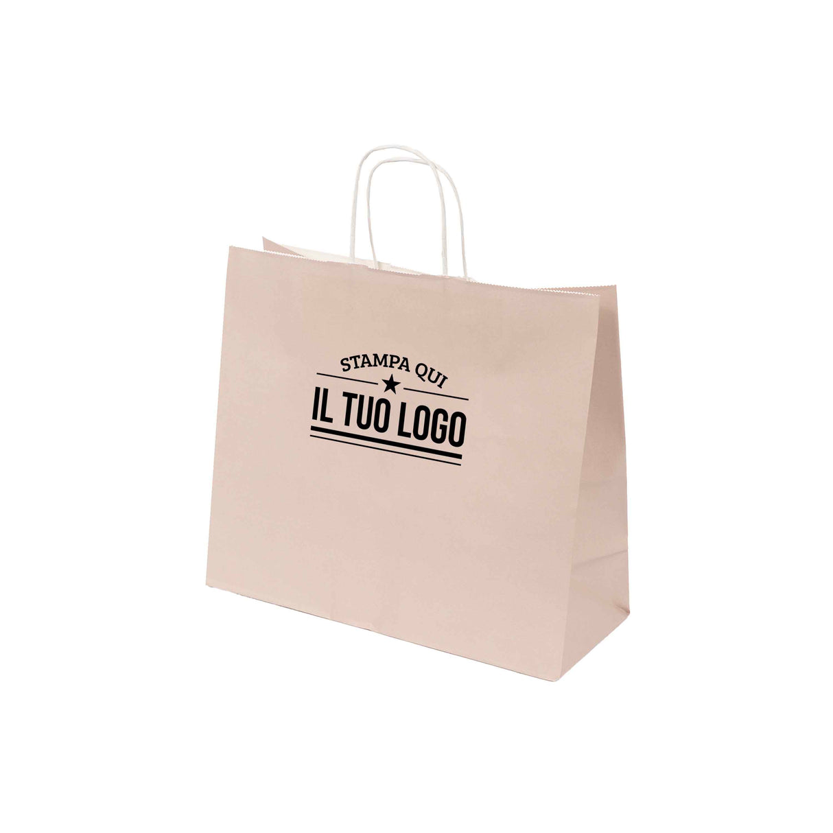 Shopper Natural Pastello Orizzontale con cordino