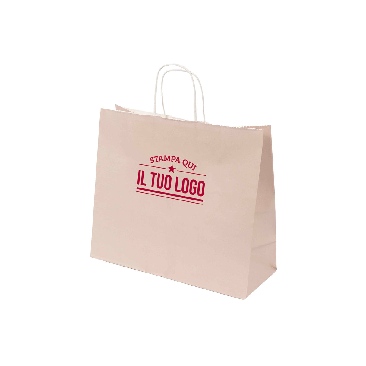 Shopper Natural Pastello Orizzontale con cordino