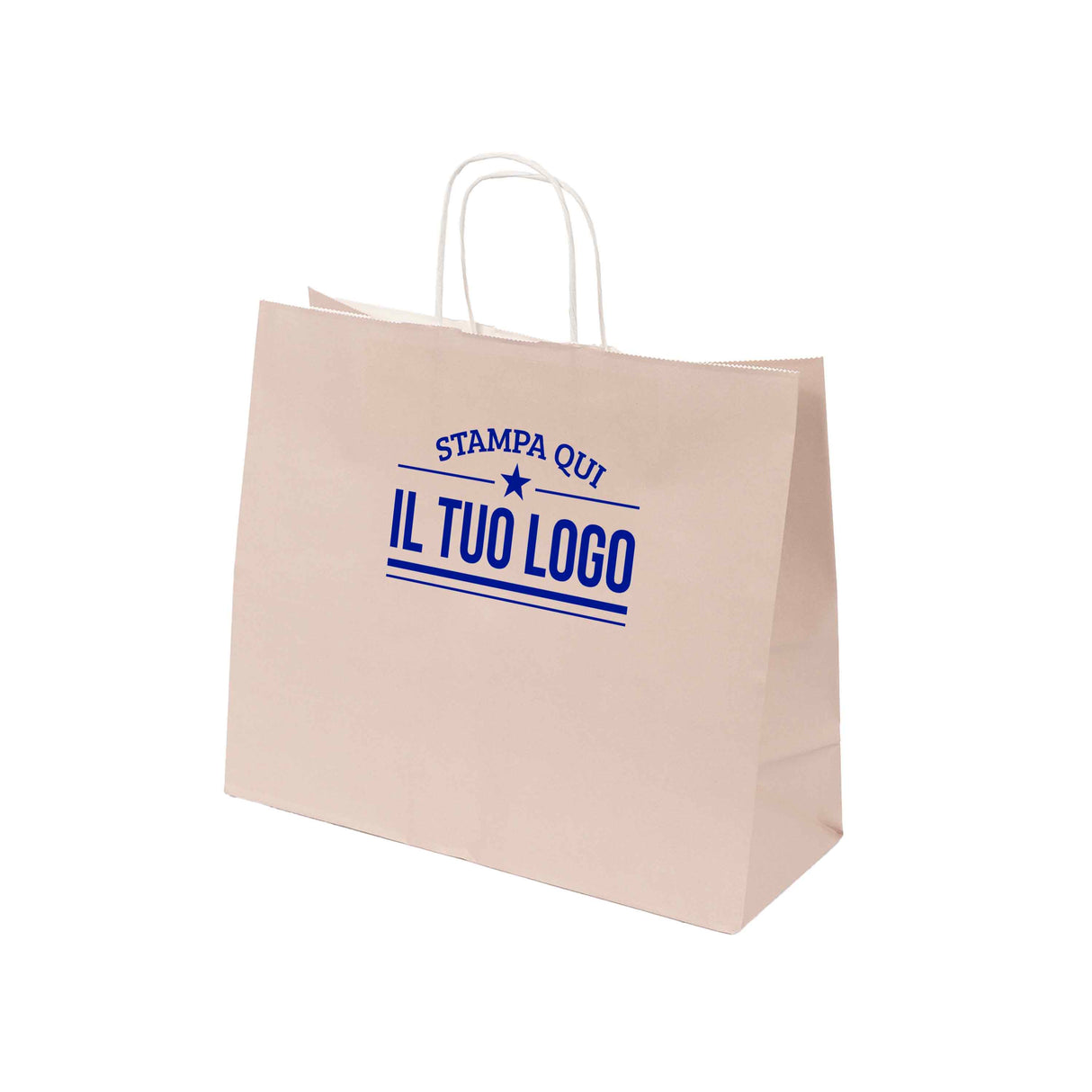 Shopper Natural Pastello Orizzontale con cordino