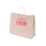 Shopper Natural Pastello Orizzontale con cordino