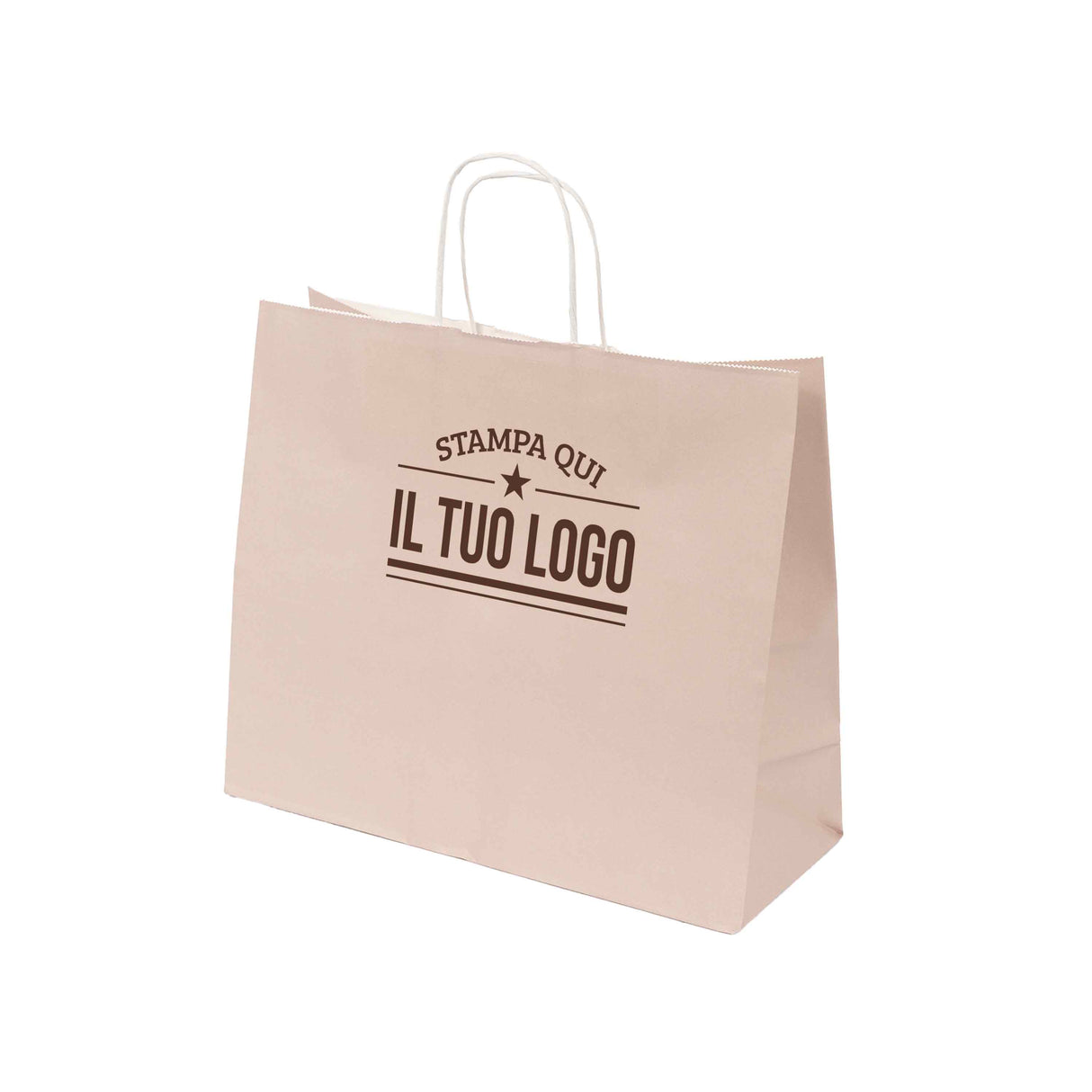 Shopper Natural Pastello Orizzontale con cordino