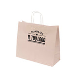 Shopper Natural Pastello Orizzontale con cordino