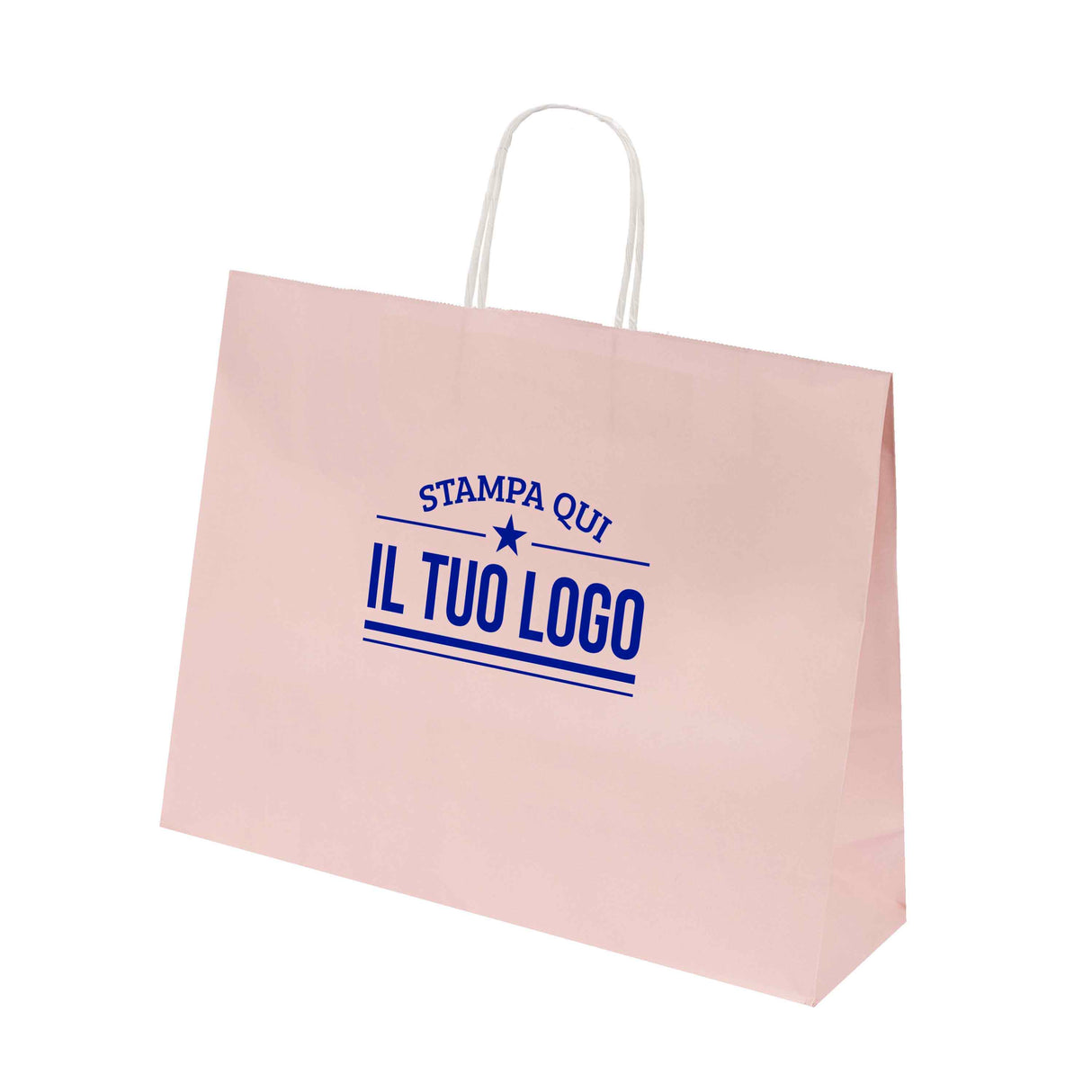 Shopper Natural Pastello Orizzontale con cordino